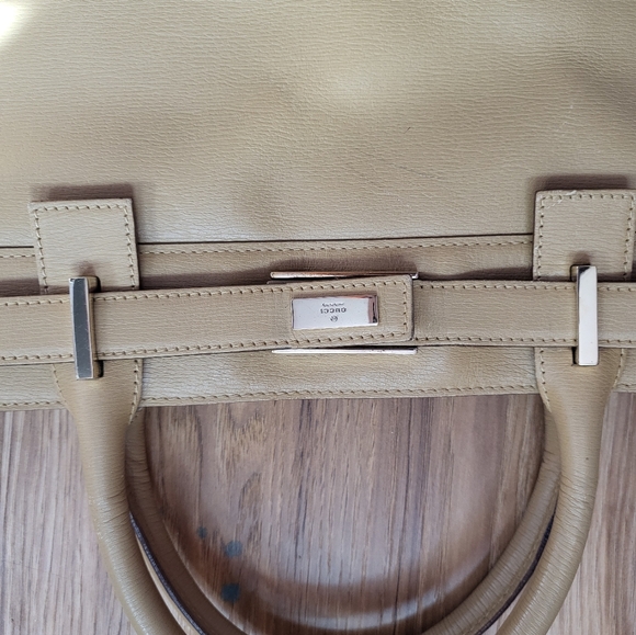 Gucci slim tote belted  handbag vintage. - Picture 7 of 14